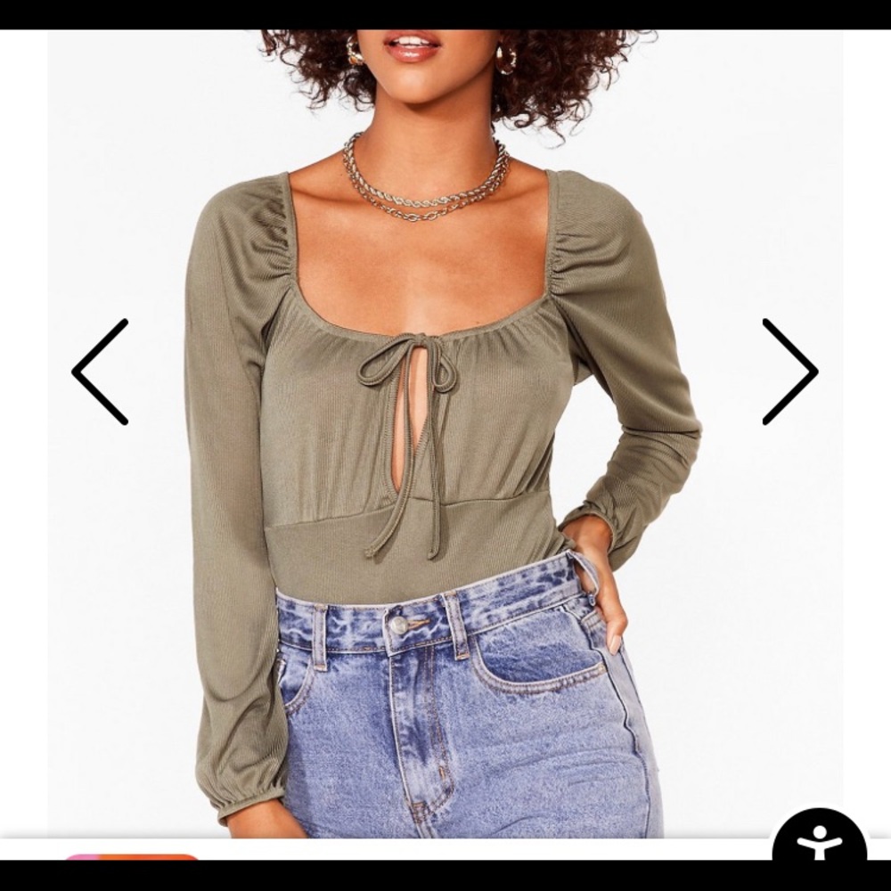 Nasty gal long sleeve body suit